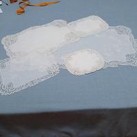 Ricamo set pizzo a tombolo