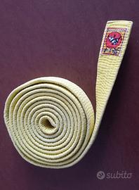 Cintura gialla karate  230 cm