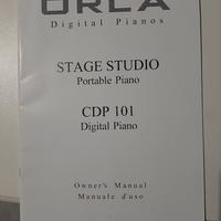 Pianoforte Orla con supporto in legno 