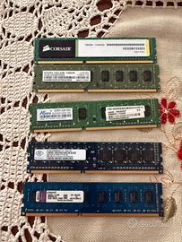 Dimm 2gb ddr3 miste, funzionanti e testate