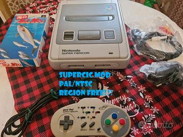 Nintendo Super Famicom Ntsc/Pal Supercic + Gioco