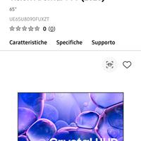 Tv Samsung Crystal UHD 65 pollici Nuovo!!