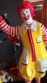 statua resina Ronald MC Donald 