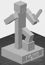 STEVE MINECRAFT - NOME PERSONALIZZATO