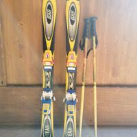 Sci bambino attacchi e racchette 