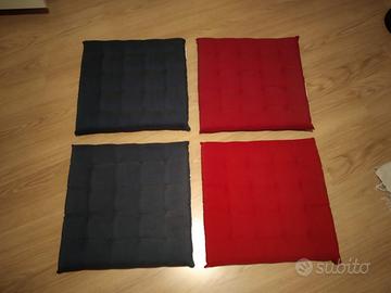 4 cuscini da interno ed esterno