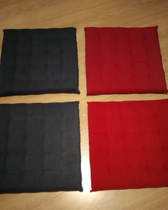 4 cuscini da interno ed esterno