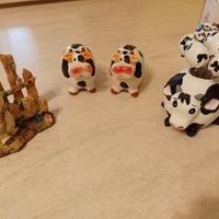 set da tavola a tema mucca 