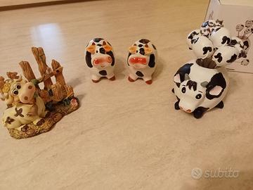 set da tavola a tema mucca 