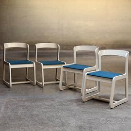 Set di 4 sedie Mario Sabot - Willy Rizzo