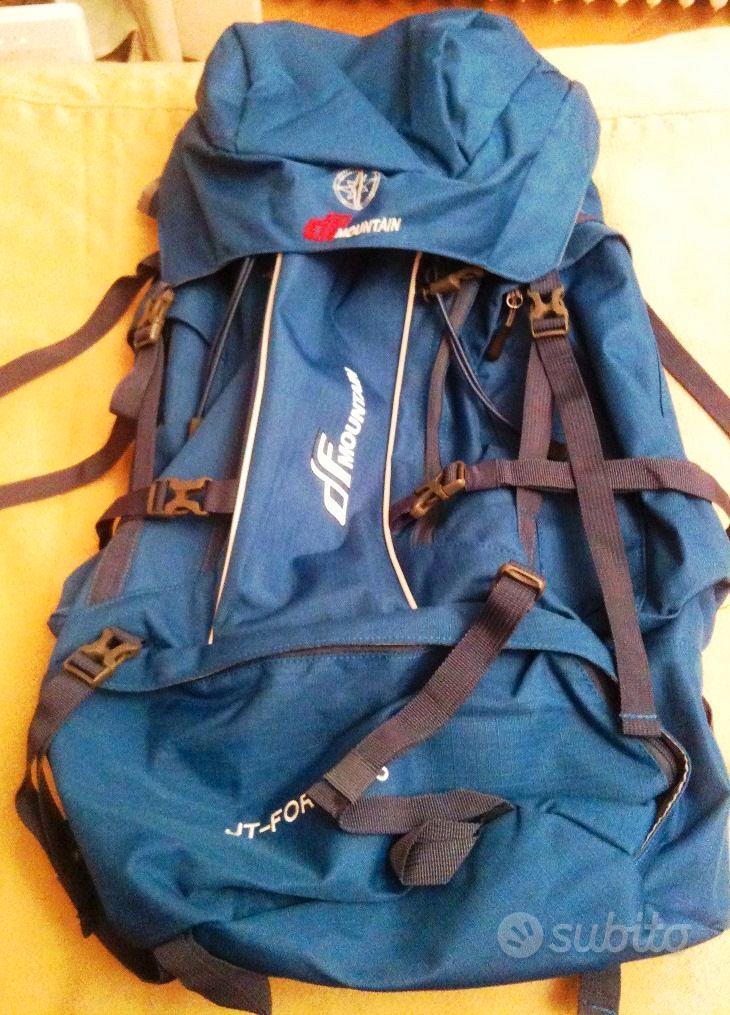 Zaino Trekking TOBA 35 Litri Blu - Leggero, Traspirante E Impermeabile