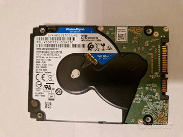 Disco Rigido 2TB da 2,5" Western Digital