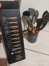 set completo mestoli cucina colorati