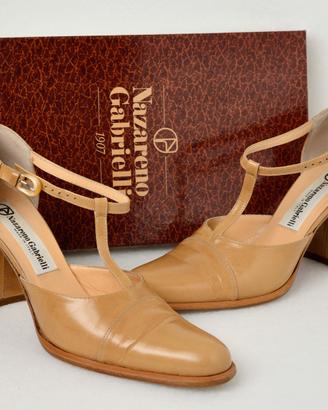 Scarpe modello T-strap marca Nazareno Gabrielli