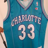 Maglia basket vintage NBA Charlotte Hornets Alo