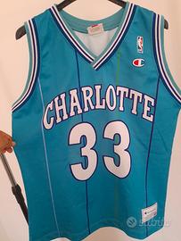 Maglia basket vintage NBA Charlotte Hornets Alo