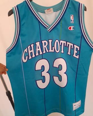 Maglia basket vintage NBA Charlotte Hornets Alo