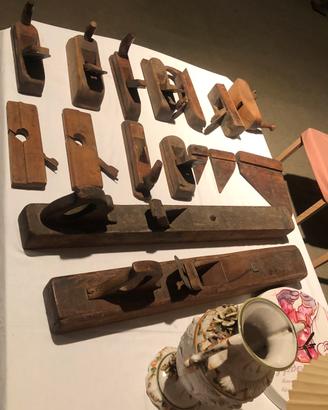 Piallette in legno antiche per falegnami obbisti