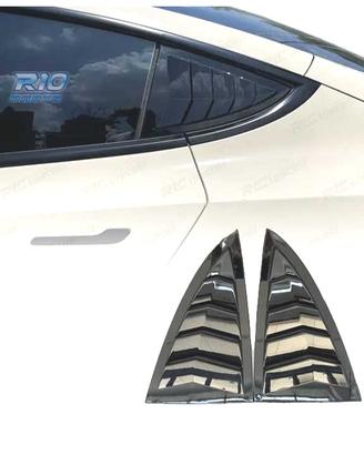 COPRI VETRI LATERALI TESLA MODEL 3 17-20 LOOK NERO