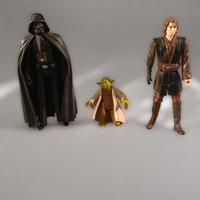 LOTTO ACTION FIGURES STAR WARS: YODA,VADER,ANAKIN