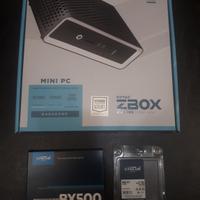 Mini pc Zotac CI 662 nano I7-10510U SDD DDR4