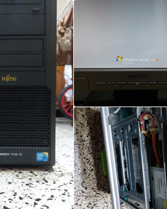 🖥️ Server Fujitsu Primergy TX100 S2 Intel Xeon co