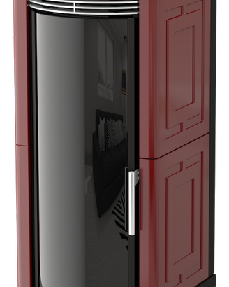 Stufa a pellet moretti Elegance All Style A9 Rossa