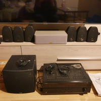 Diffusori Indiana Line e sub Yamaha home theater