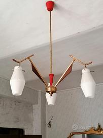 lampadario vintage anni  60