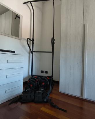 Power Tower + Manubri  60kg + Zavorra 20kg