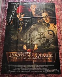 Manifesto Originale Cinema "Pirati dei Caraibi 2"