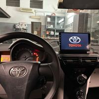 TOYOTA IQ SCHERMO CARTABLET ANDROID CON APPLE