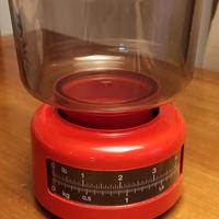 Bilancia Cucina Anni 70 Rosso Rossa Vintage Design