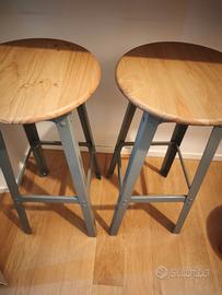 Due sgabelli industrial + due sgabellini