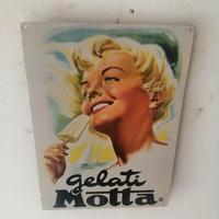 Insegna pubblicitaria Gelati Motta