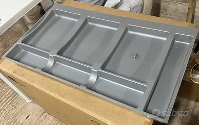 Organizer cucina da 90cm con cestini differenziata