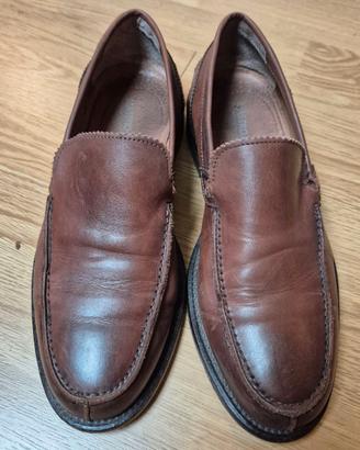 Mocassino uomo marrone vero cuoio n. 41