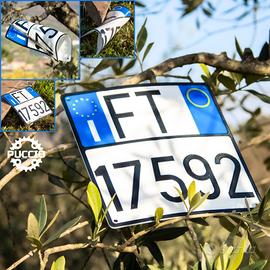 🥏TARGA REPLICA UFFICIALE INDISTRUTTIBILE🥏