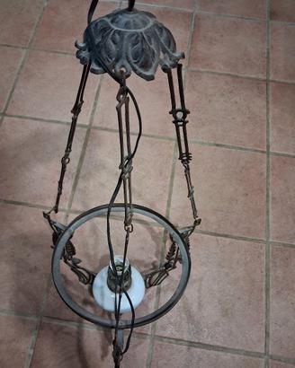 lampadario in ferro