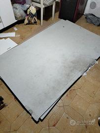 4 lastre di cartongesso+montanti