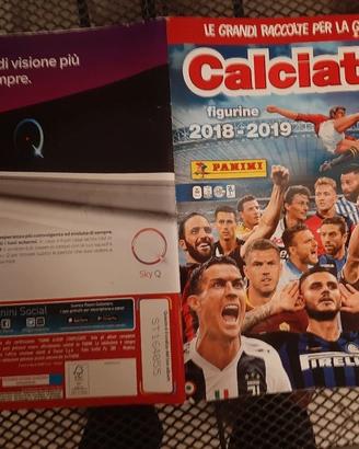 ALBUM PANINI CALCIATORI 2018-19  Semicompleto