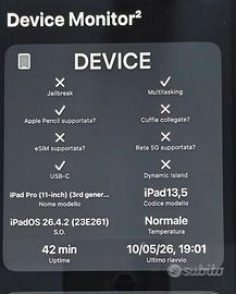 iPad Pro 11" 3° generazione - Versione di IpadOS 2