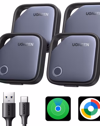 UGREEN FineTrack Duo Supporto iOS Find My o Androi