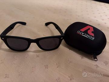 Occhiali da sole neri Roncato pieghievoli