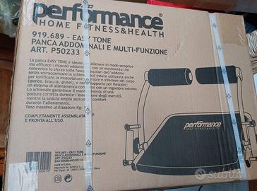 panca addominali e multifunzione, nuova