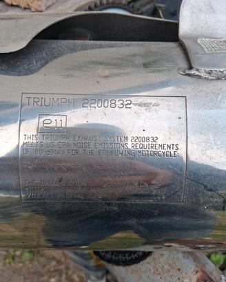 Terminali di scarico Triumph 