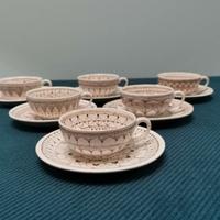 Servizio da caffè 6 tazzine San Cristoforo