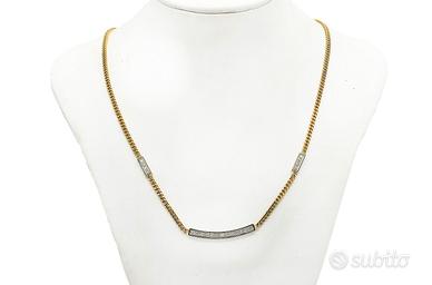 COLLANA DA DONNA IN ORO CON DIAMANTI: