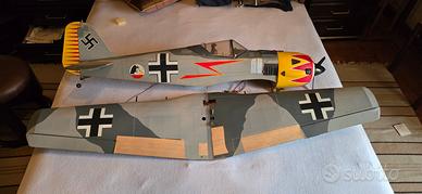 aereo radiocomandato a scoppio modello Fw-190