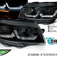 Fari anteriori Tube Light DRL VW T6.1 20-24 nero